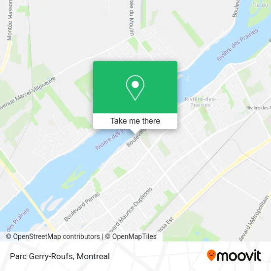 Parc Gerry-Roufs map