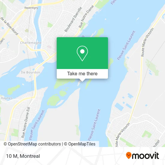 10 M map