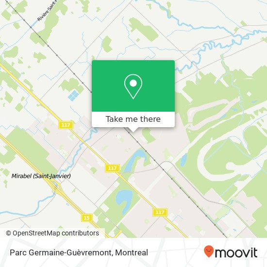 Parc Germaine-Guèvremont map