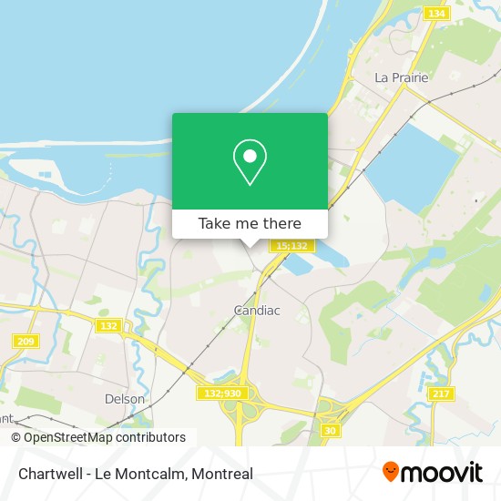 Chartwell - Le Montcalm map