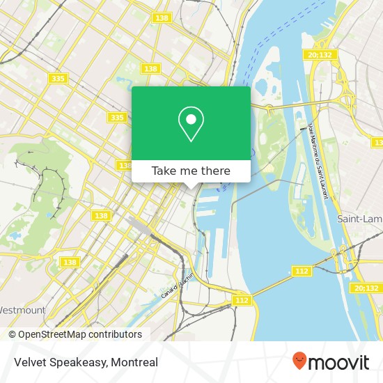 Velvet Speakeasy map