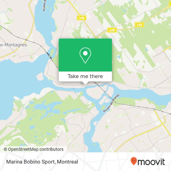 Marina Bobino Sport map
