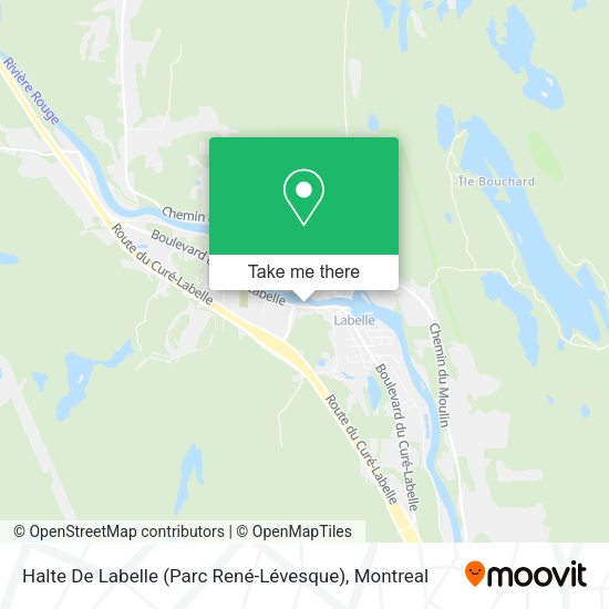 Halte De Labelle (Parc René-Lévesque) map