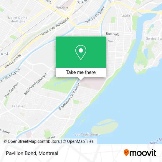 Pavillon Bond map