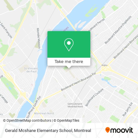 Gerald Mcshane Elementary School map