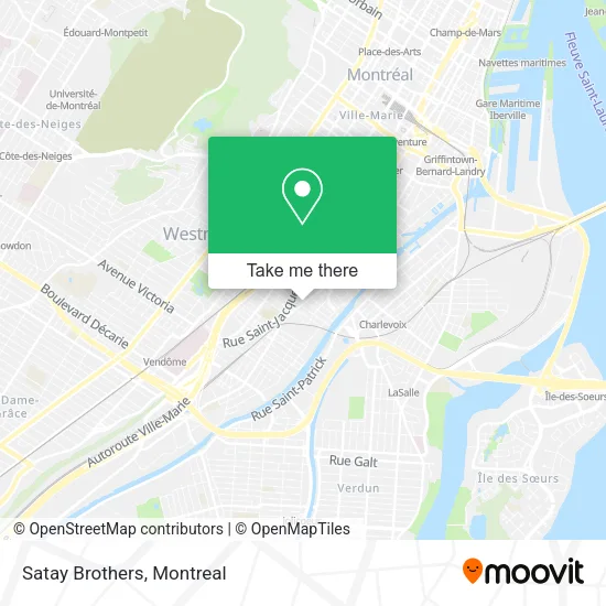 Satay Brothers map