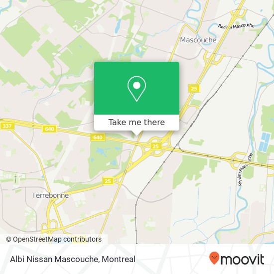 Albi Nissan Mascouche map