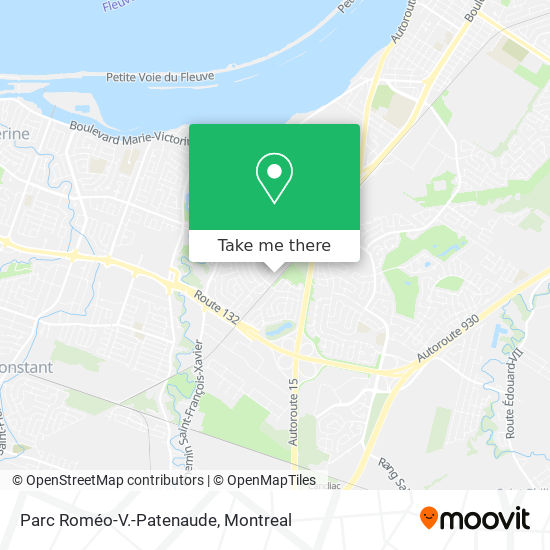 Parc Roméo-V.-Patenaude map