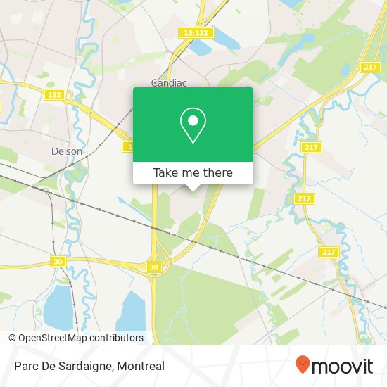 Parc De Sardaigne map