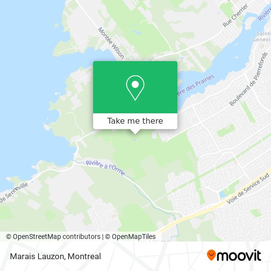 Marais Lauzon map