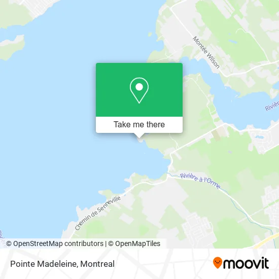 Pointe Madeleine map