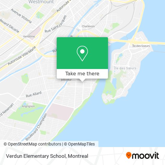 Verdun Elementary School map