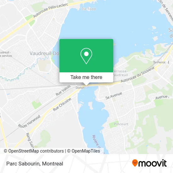 Parc Sabourin map