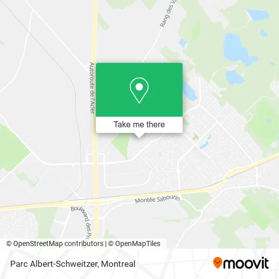 Parc Albert-Schweitzer map