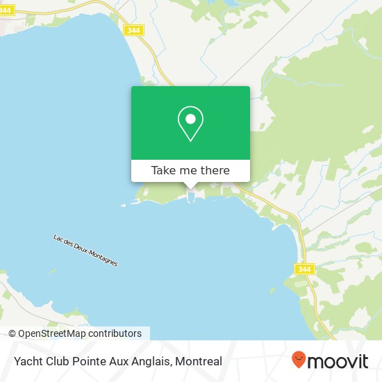 Yacht Club Pointe Aux Anglais map