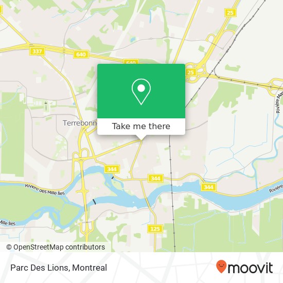 Parc Des Lions map