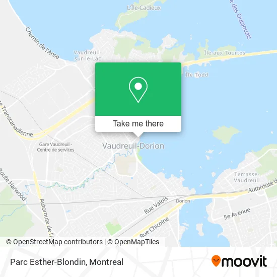 Parc Esther-Blondin map