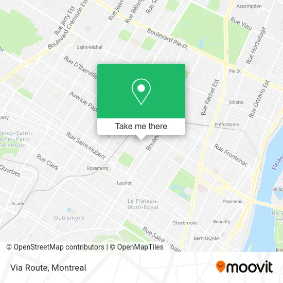 Via Route map