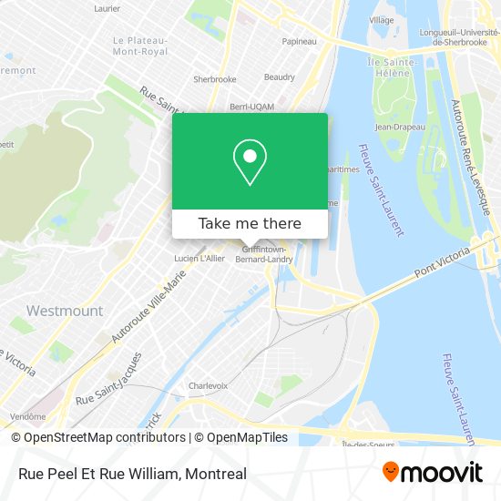 Rue Peel Et Rue William map