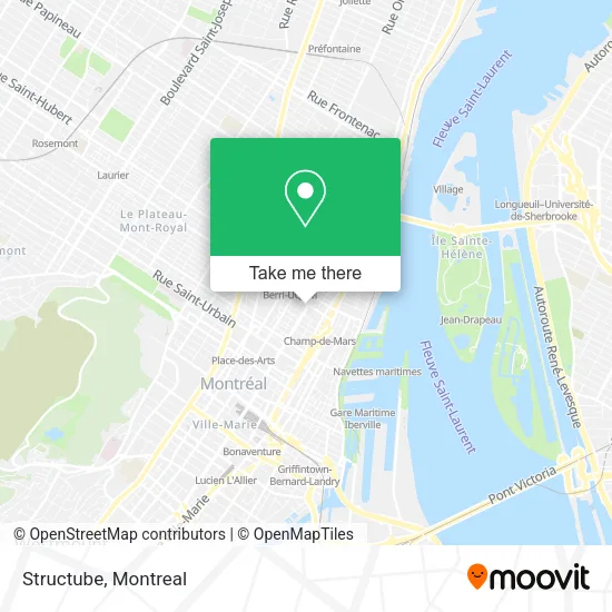 Structube map