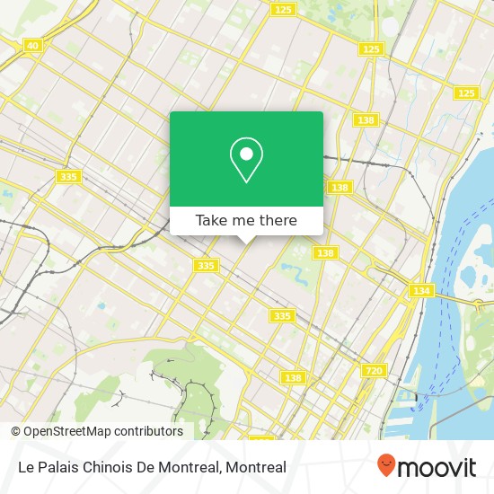 Le Palais Chinois De Montreal map