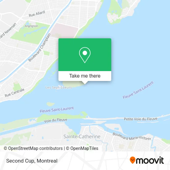 Second Cup map