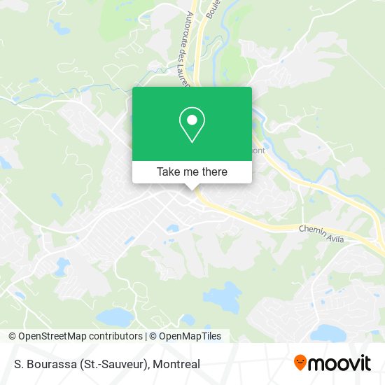 S. Bourassa (St.-Sauveur) map