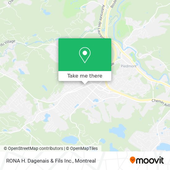 RONA H. Dagenais & Fils Inc. map