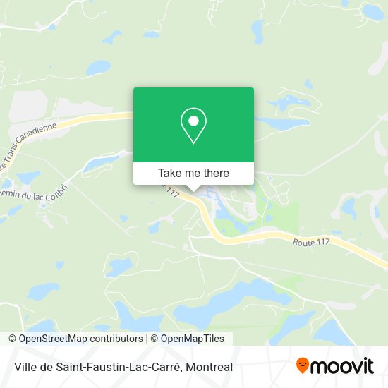 Ville de Saint-Faustin-Lac-Carré map