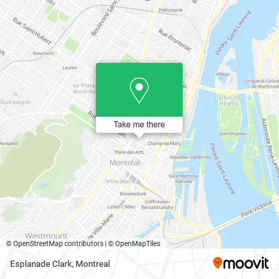 Esplanade Clark map