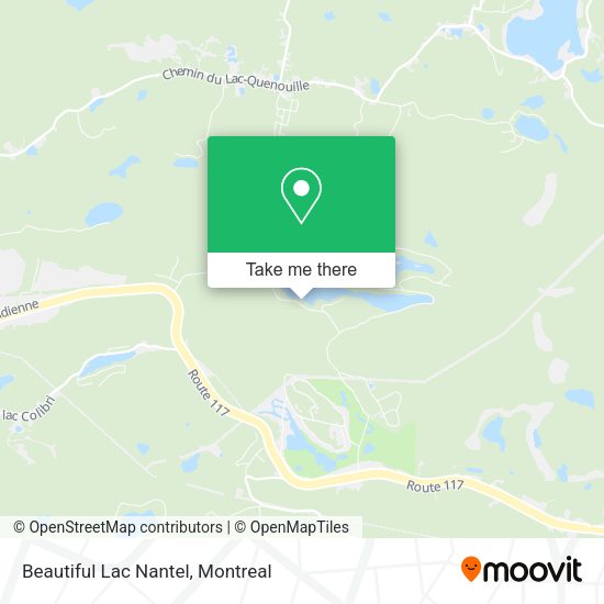 Beautiful Lac Nantel map