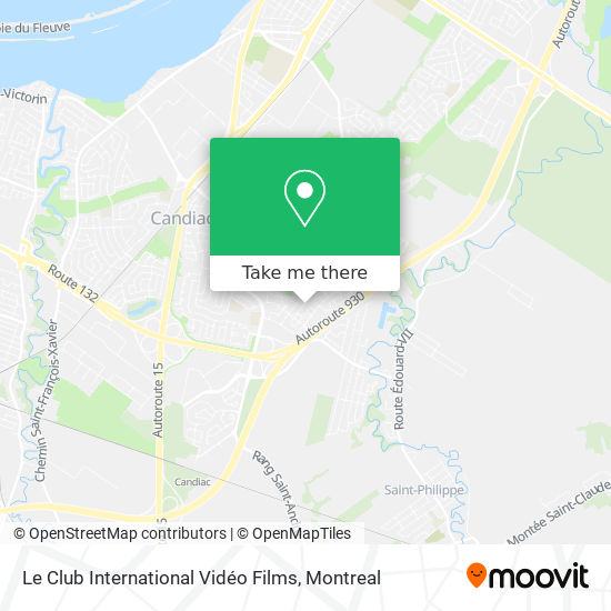 Le Club International Vidéo Films map