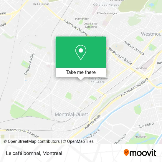 Le café bomnal map
