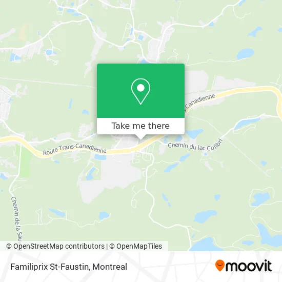 Familiprix St-Faustin map
