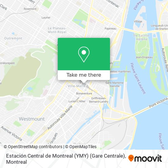 How to get to Estaci n Central de Montreal YMY Gare Centrale