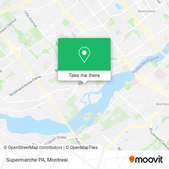 Supermarche PA map