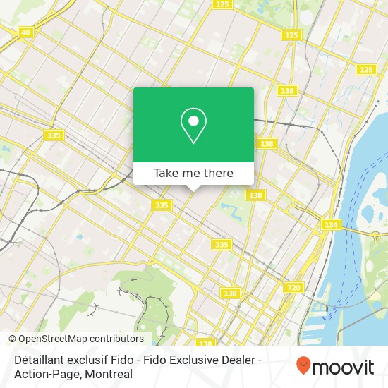 Détaillant exclusif Fido - Fido Exclusive Dealer - Action-Page map