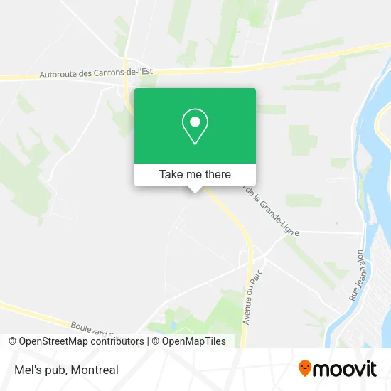 Mel's pub map