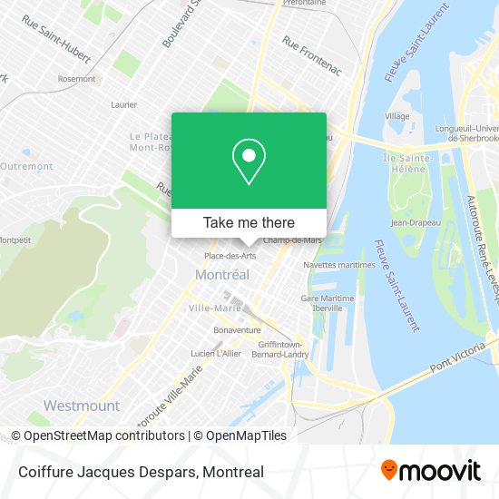 Coiffure Jacques Despars map