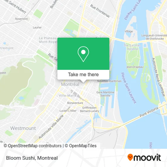 Bloom Sushi map