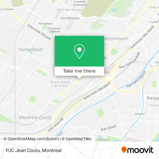 PJC Jean Coutu map