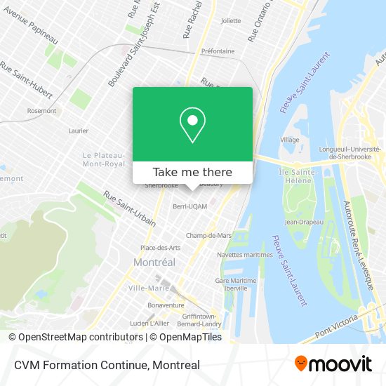 CVM Formation Continue map