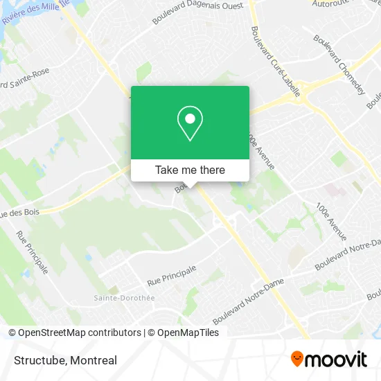 Structube map