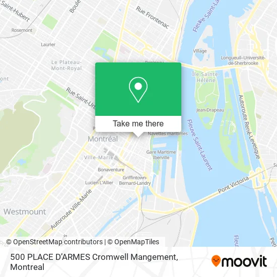 500 PLACE D’ARMES Cromwell Mangement map