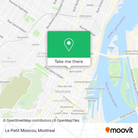Le Petit Moscou map
