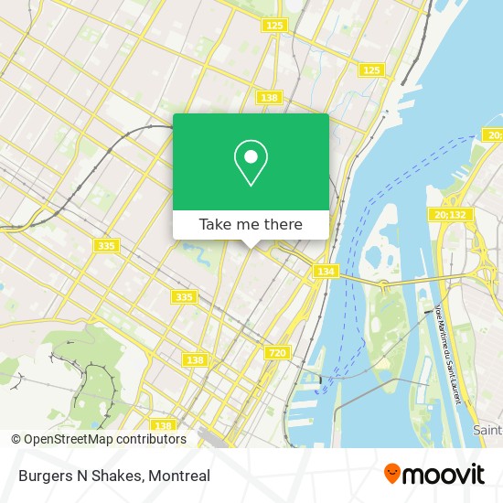 Burgers N Shakes map