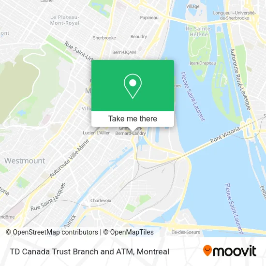 TD Canada Trust Branch and ATM map