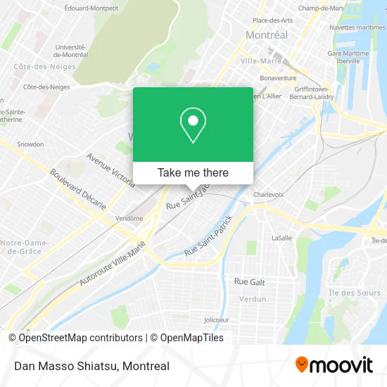Dan Masso Shiatsu map