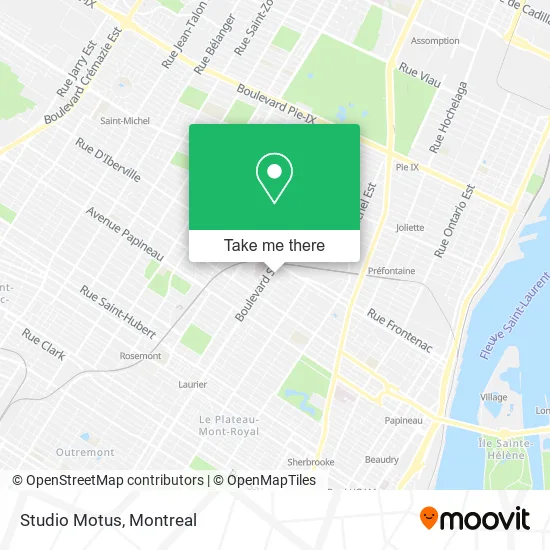 Studio Motus map