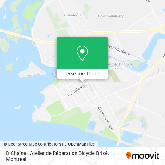 D-Chaîné - Atelier de Réparation Bicycle Brisé map